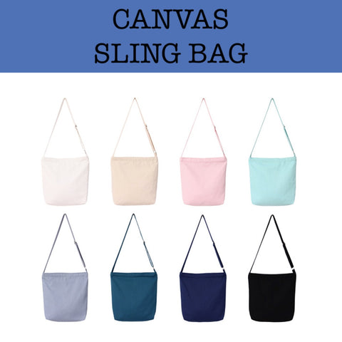 canvas sling bag corporate gift door gift
