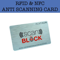 anti theft rfid scanning card corporate gifts door gift