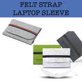 felt strap laptop sleeve corporate gift door gift