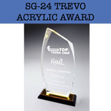 sg-24 trevo acrylic award plaque corporate gifts door gift