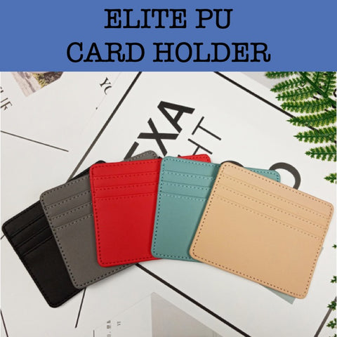 elite pu card holder corporate gifts door gift giveaway