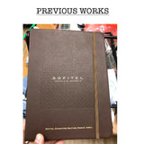 customised sofitel leather notebook corporate gifts door gift