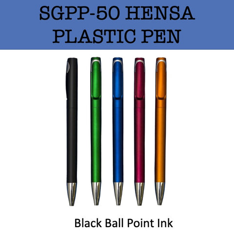 hensa promotional plastic pen corporate gifts door gift