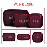 red toiletries pouch corporate gifts door gifts