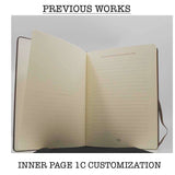 customised leather notebook inner pages corporate gifts door gift