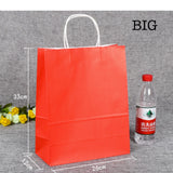 big coloured kraft paper bags corporate gifts