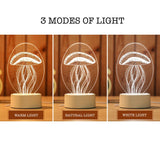 custom acrylic led light lamp corporate gifts door gift