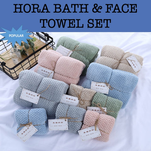 hora bath & face towel gift set esprit towel gift set corporate gifts door gift