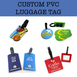 pvc luggage tag corporate gifts door gifts