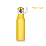 yellow matte water bottle corporate gifts