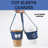 bubble tea beverage canvas carrier holder sleeve corporate gifts door gift