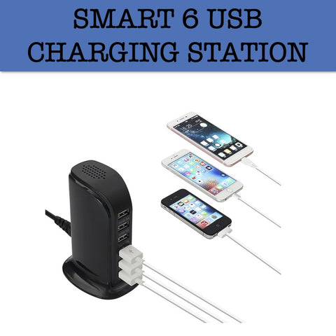 smart 6 usb charging station corporate gifts door gift