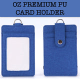OZ premium PU card holder corporate gift door gifts giveaway