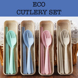 travel eco friendly cutlery set