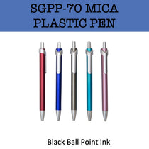 mica promotional plastic pen corporate gifts door gift