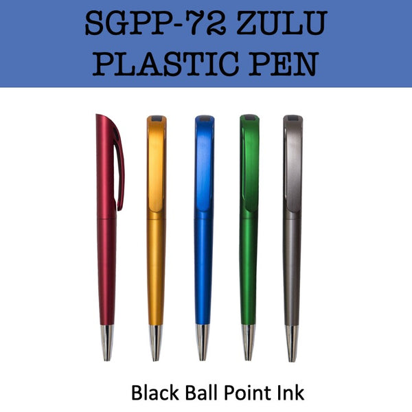 zulu promotional plastic pen corporate gifts door gift