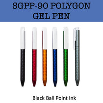 polygon plastic gel promotional pen corporate gifts door gift