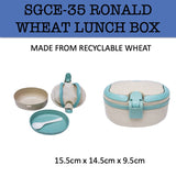 eco friendly lunch box wheat corporate gifts door gift