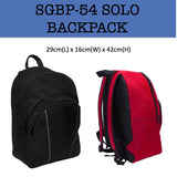 solo backpack bag corporate gifts door gift