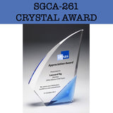 sgca-261 crystal award plaque corporate gifts door gift