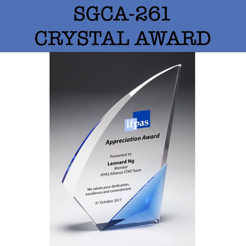 sgca-261 crystal award plaque corporate gifts door gift