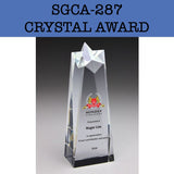 sgca-287 crystal award plaque corporate gifts door gift