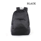 black foldable travel backpack corporate gifts