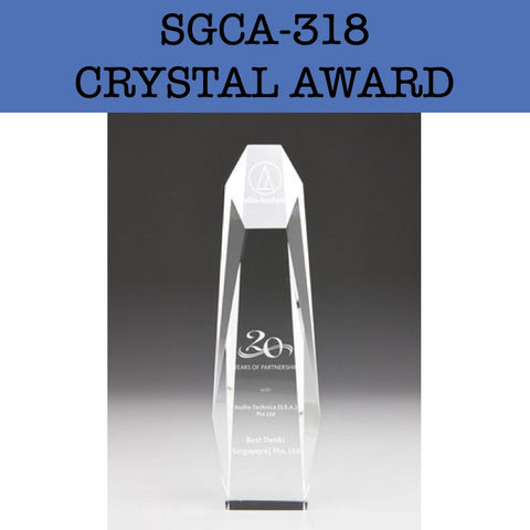 sgca-318 crystal award plaque corporate gifts door gift