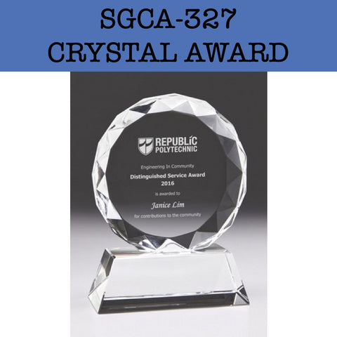 sgca-327 crystal award plaque corporate gifts door gift