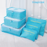 turquoise travel bag luggage set corporate gifts 