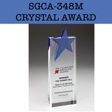 sgca-348m crystal award plaque corporate gifts door gift