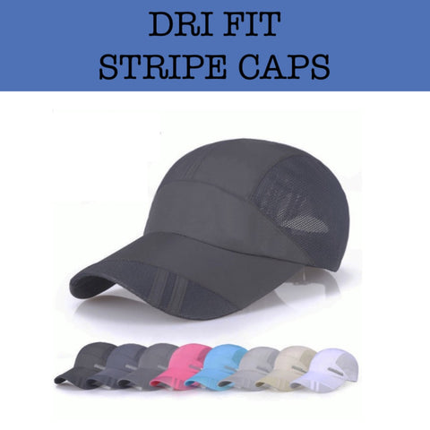 Digifit Cap Dri Fit Stripe Caps | ShopGifts | Corporate Gift Singapore