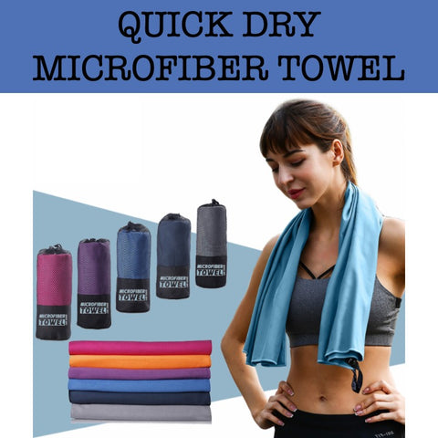 Quick dry microfiber towel corporate gift door gifts giveaways