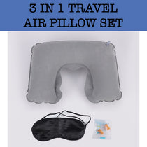 3 in 1 travel air pillow set corporate gifts door gift giveaway