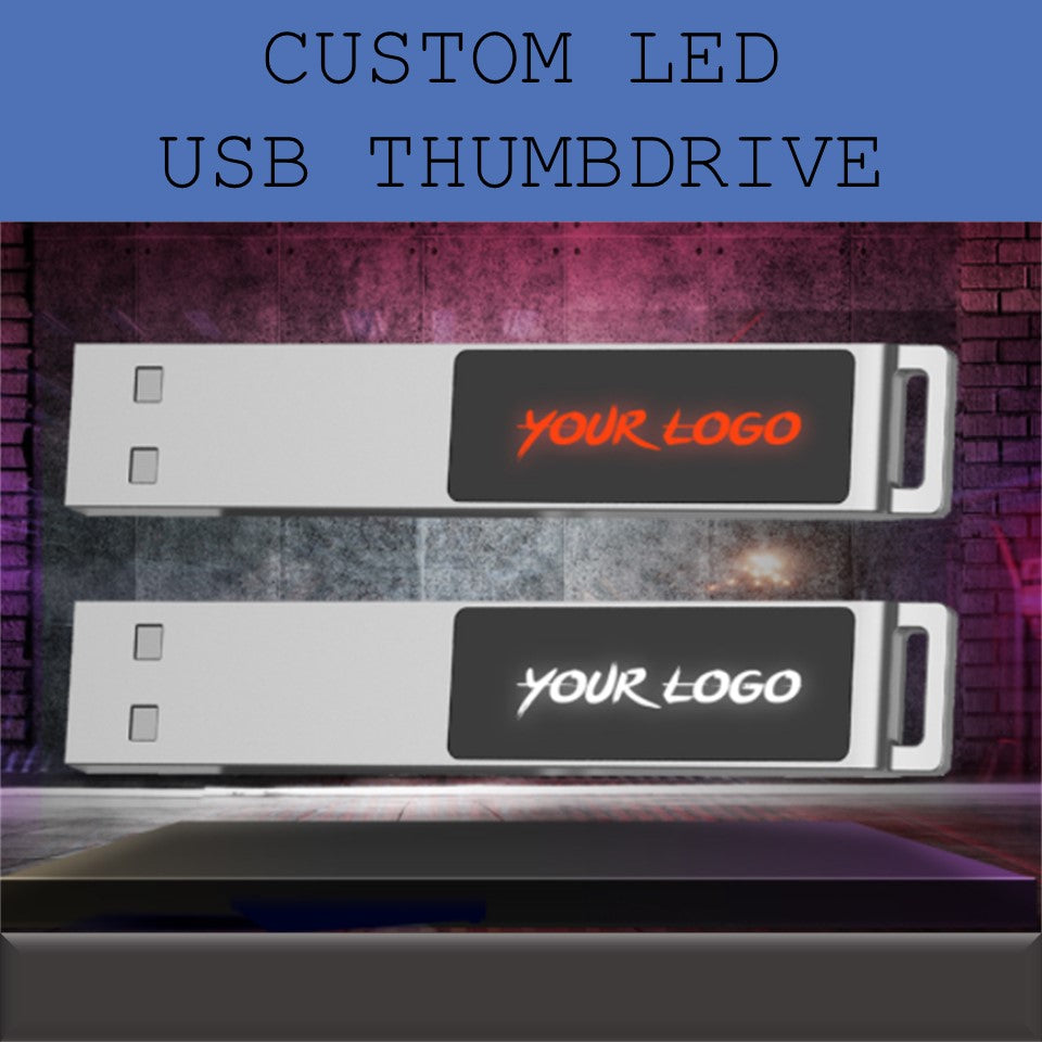 Custom led usb thumbdrive corporate gifts door gift giveaway