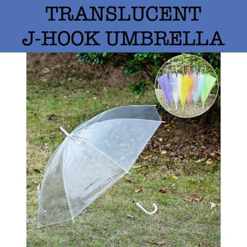 translucent j-hook umbrella door gifts corporate gift
