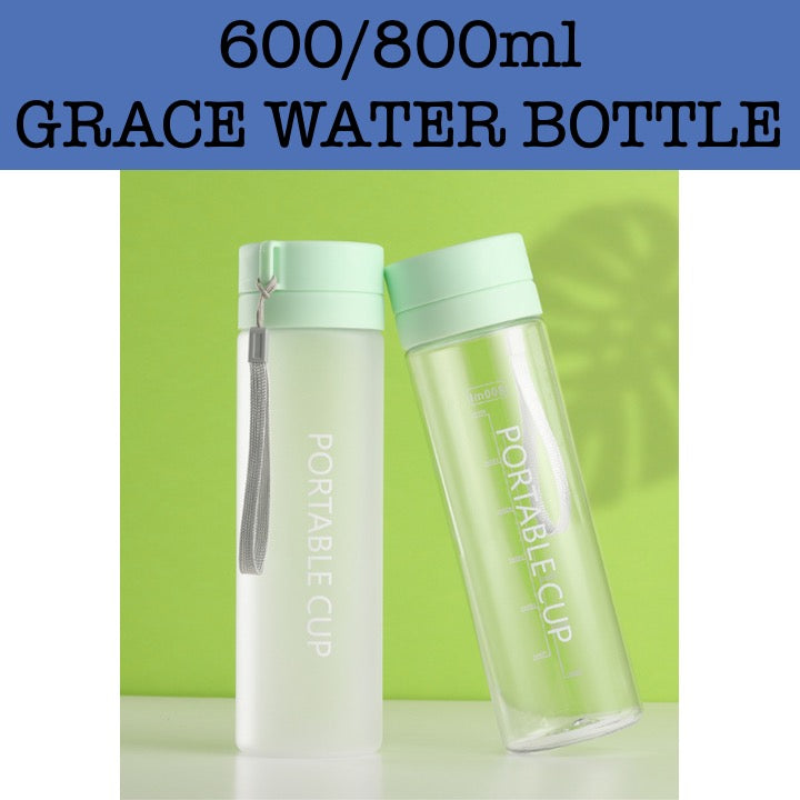 600/800ml Grace water bottle corporate gifts door gift giveaway