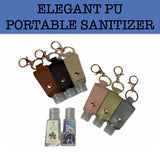 elegant pu portable sanitizer corporate gift door gifts