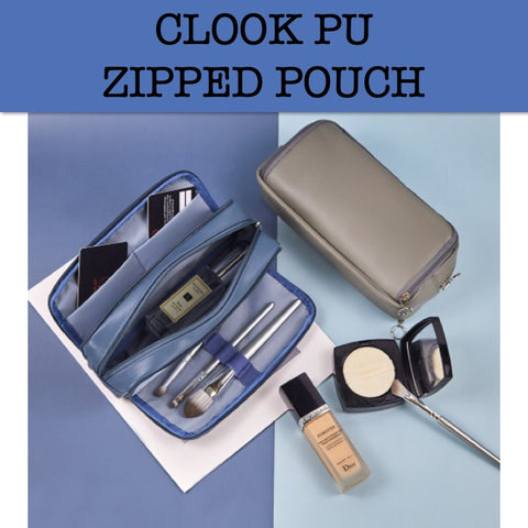 clook pu zipped pouch corporate gifts door gifts