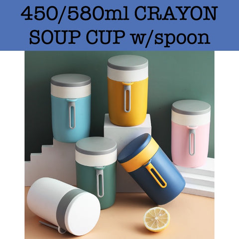 Crayon Soup Cup with Spoon | ShopGifts | Corporate Gift Singapore
