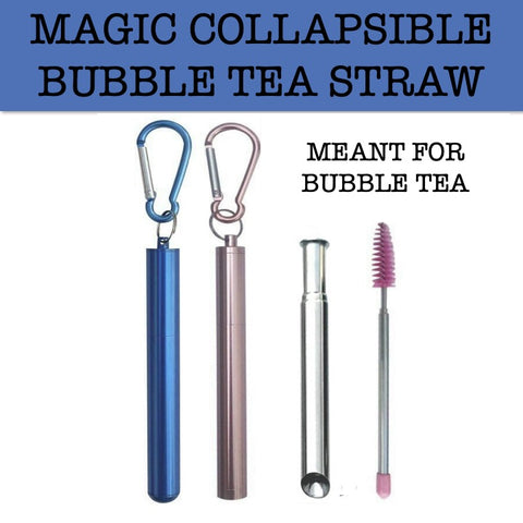 bubble tea straw collapsible corporate gifts door gift