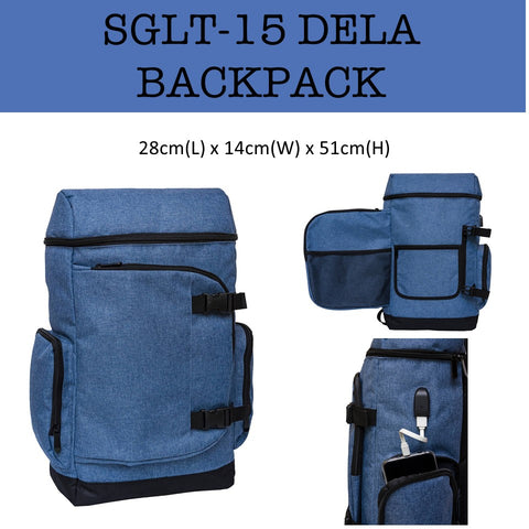 dela backpack laptop bag corporate gifts door gift