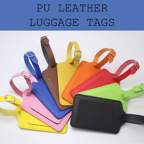 pu luggage tag corporate gifts door gift