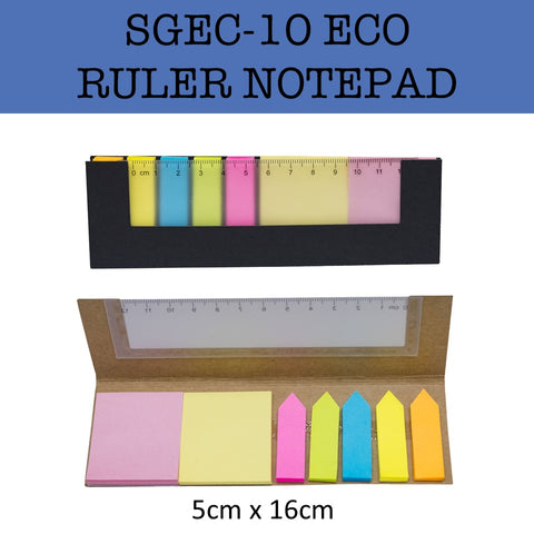 eco friendly ruler notepad notebook corporate gifts door gift