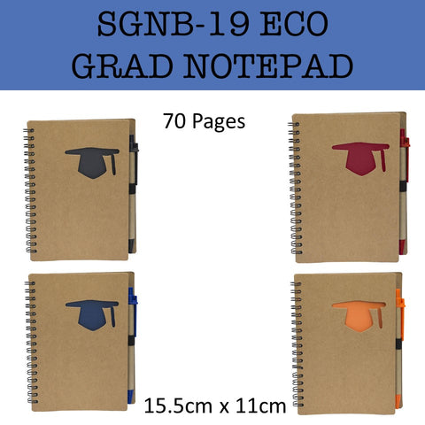 eco friendly grad notebook notepad corporate gifts door gift