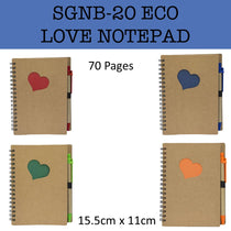 eco friendly love notepad notebook corporate gifts door gift