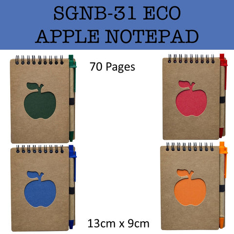 eco friendly apple notepad notebook corporate gifts door gift