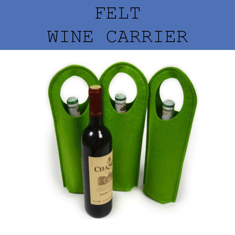felt wine carrier corporate gifts door gift