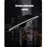 Reverse umbrella with LED torch light corporate gifts door gift giveaway