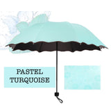 turquoise mini anti uv umbrella corporate gift
